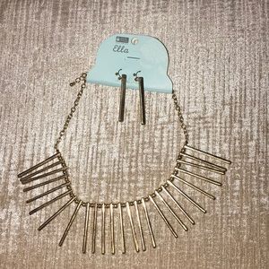 Brand new necklace and matching earrings